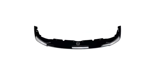 BMW 1 Series F40 front splitter in gloss black - OEM-style body kit, UK