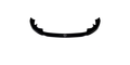 BMW 1 Series Front Splitter F70 - Gloss Black