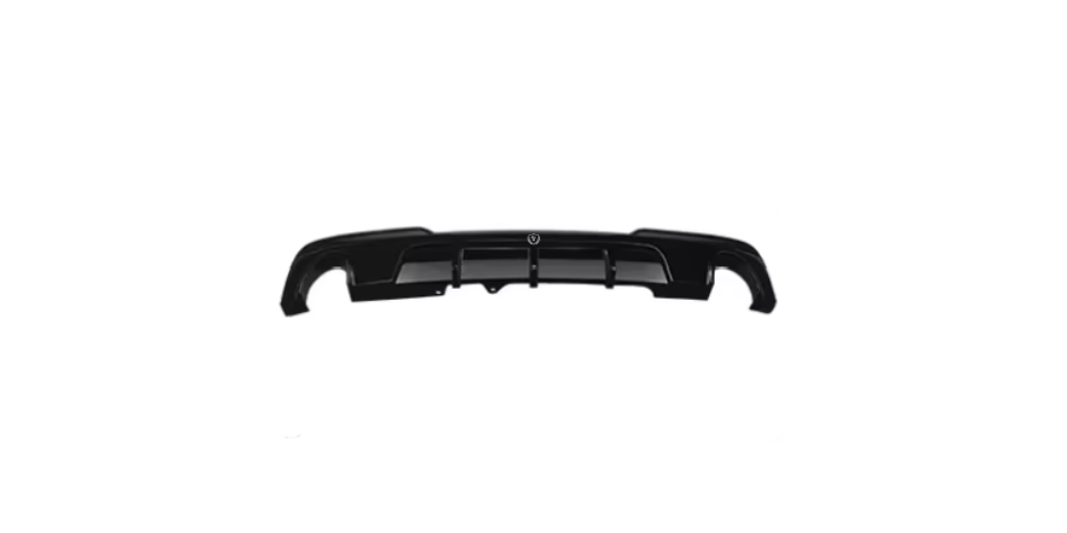 BMW 5 Series F10 Rear Diffuser - Gloss Black