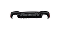 BMW 5 Series G30 Rear Diffuser - Gloss Black
