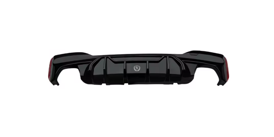 BMW 5 Series G30 Rear Diffuser - Gloss Black