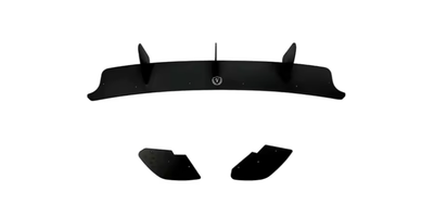 VW Golf Mk6 rear diffuser, gloss black