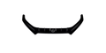 Volkswagen Polo MK5 Front Splitter - Gloss Black
